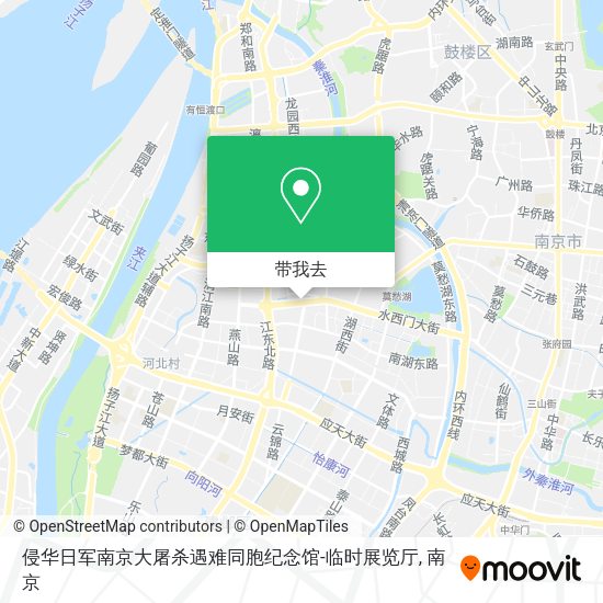 侵华日军南京大屠杀遇难同胞纪念馆-临时展览厅地图