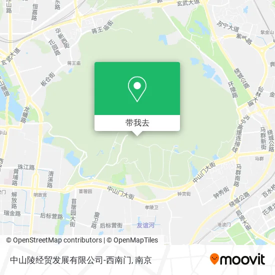 中山陵经贸发展有限公司-西南门地图