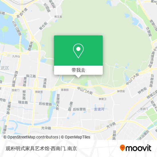 观朴明式家具艺术馆-西南门地图
