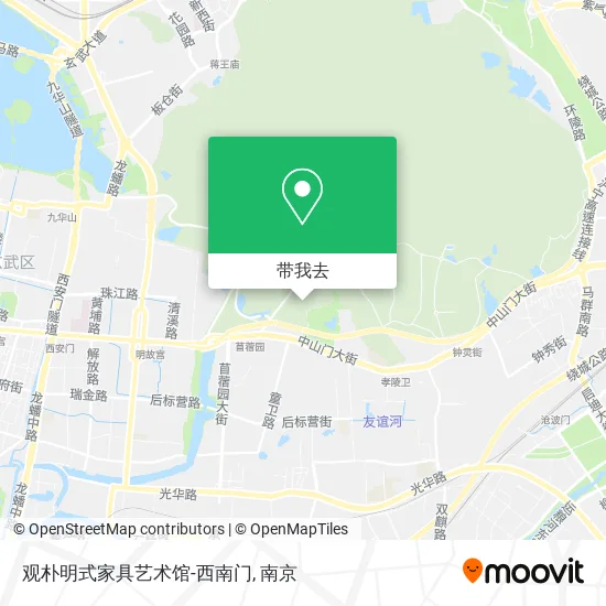 观朴明式家具艺术馆-西南门地图
