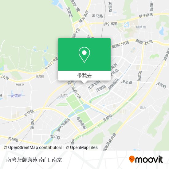 南湾营馨康苑-南门地图