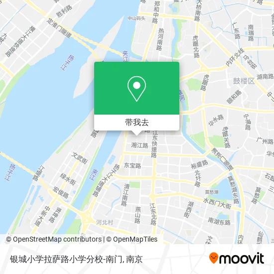 银城小学拉萨路小学分校-南门地图