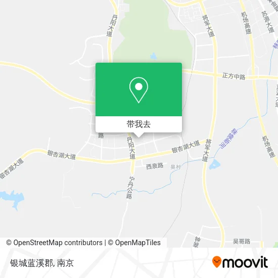 银城蓝溪郡地图