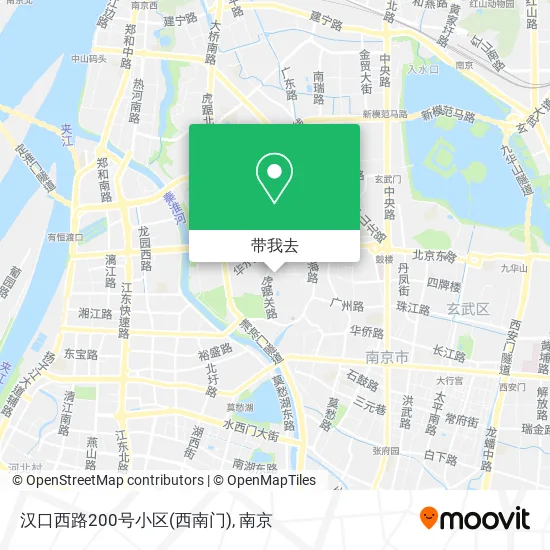 汉口西路200号小区(西南门)地图