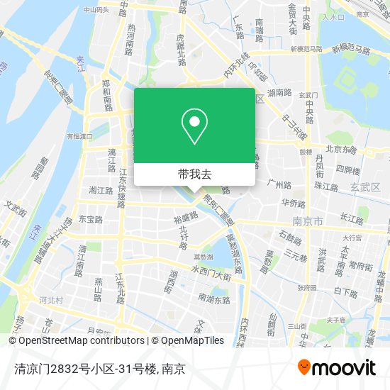 清凉门2832号小区-31号楼地图