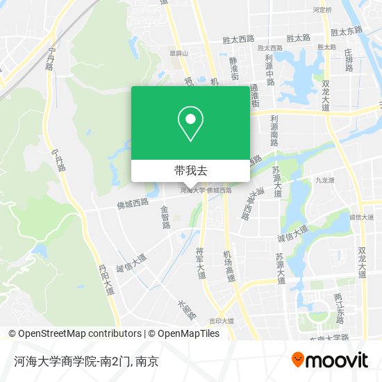 河海大学商学院-南2门地图
