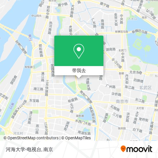 河海大学-电视台地图