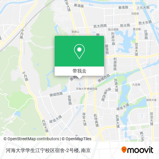 河海大学学生江宁校区宿舍-2号楼地图