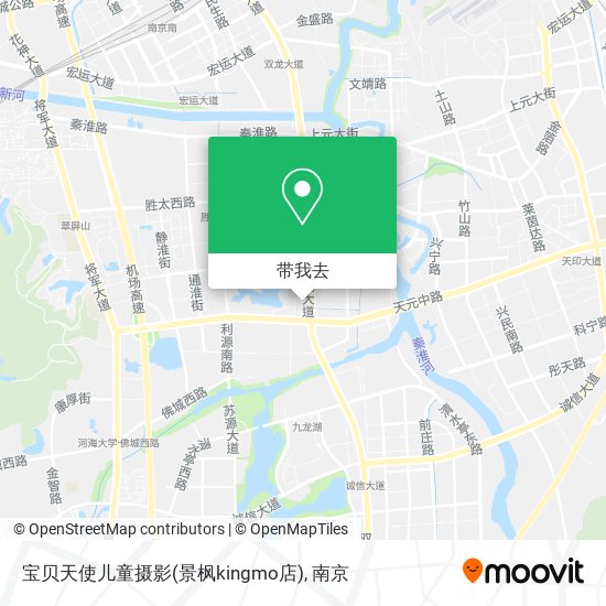宝贝天使儿童摄影(景枫kingmo店)地图