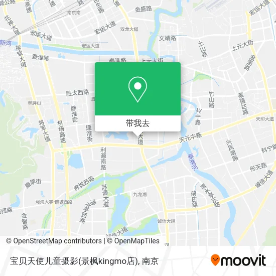 宝贝天使儿童摄影(景枫kingmo店)地图