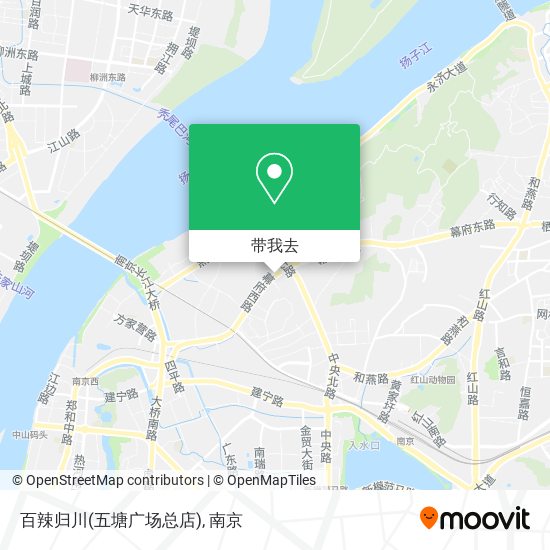 百辣归川(五塘广场总店)地图