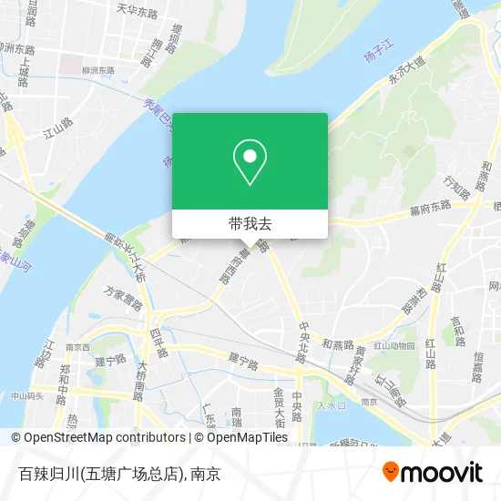 百辣归川(五塘广场总店)地图