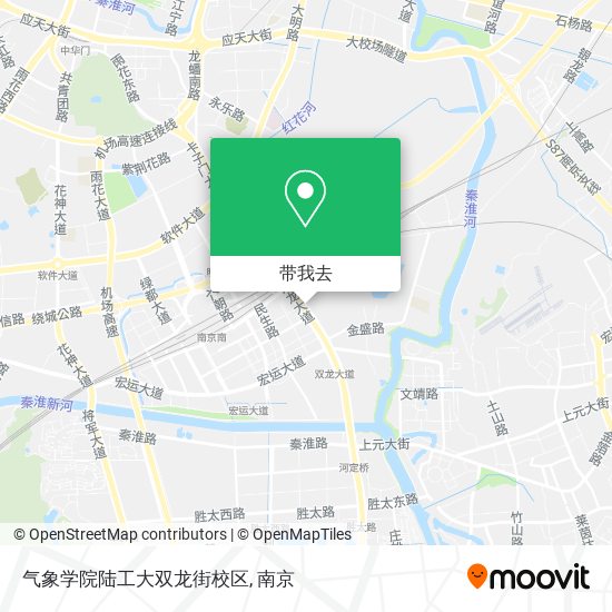 气象学院陆工大双龙街校区地图
