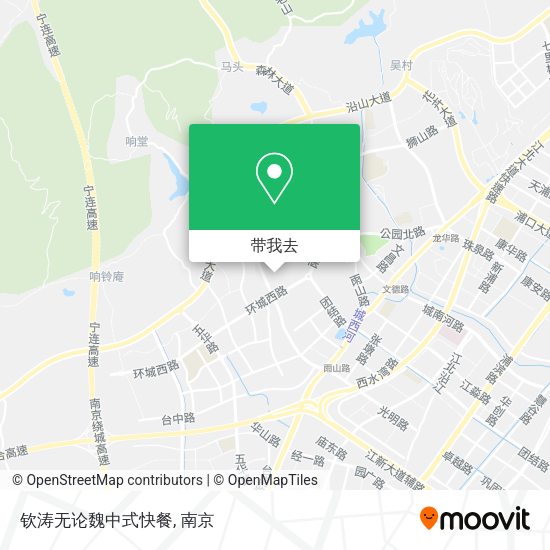 钦涛无论魏中式快餐地图