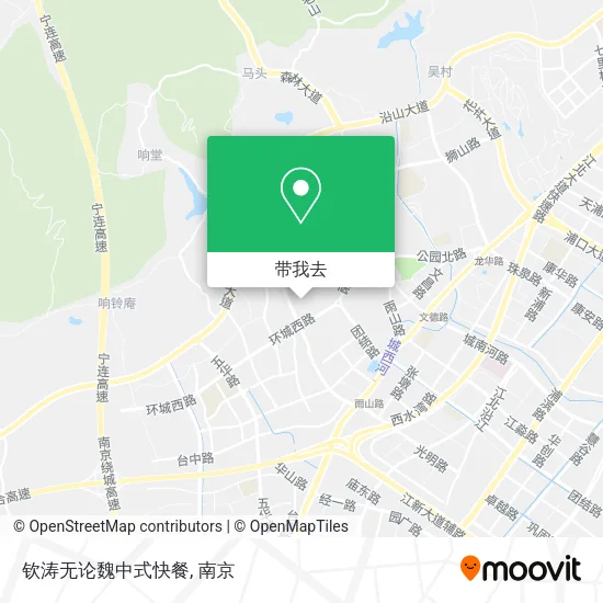 钦涛无论魏中式快餐地图