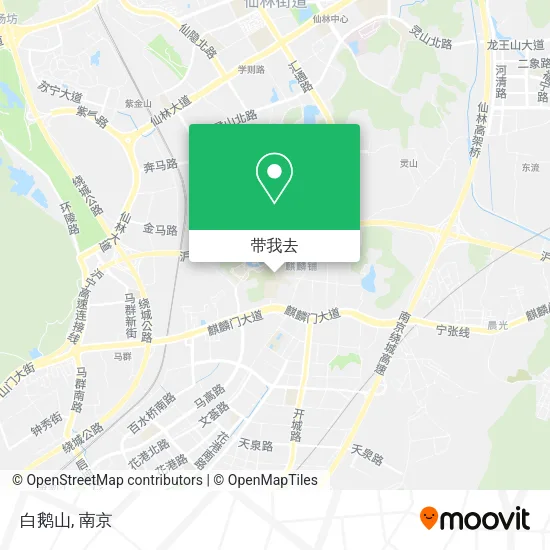 白鹅山地图