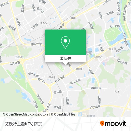 艾沃特主题KTV地图