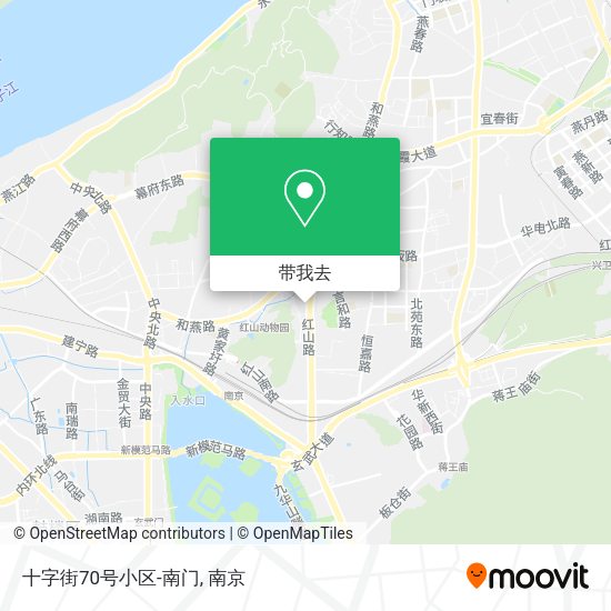 十字街70号小区-南门地图