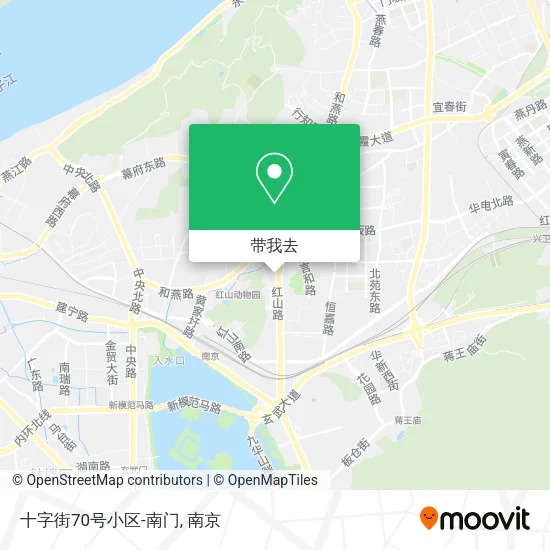 十字街70号小区-南门地图