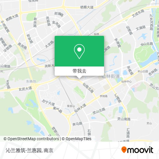 沁兰雅筑-兰惠园地图