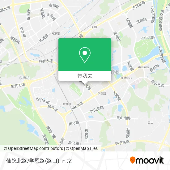 仙隐北路/学恩路(路口)地图