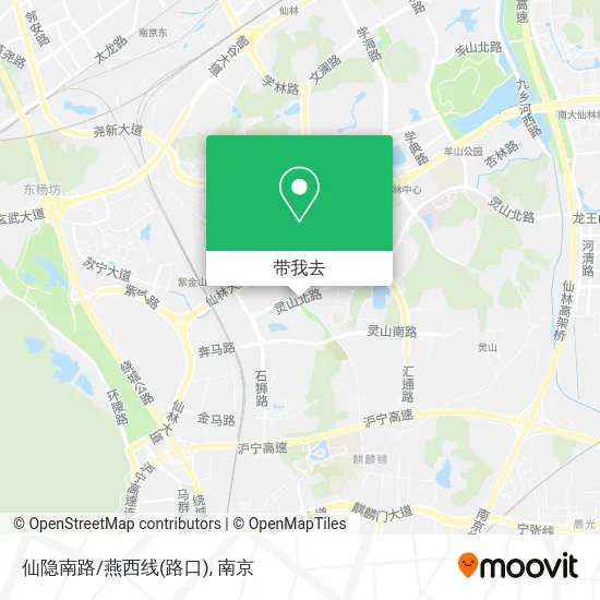 仙隐南路/燕西线(路口)地图