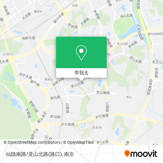仙隐南路/灵山北路(路口)地图