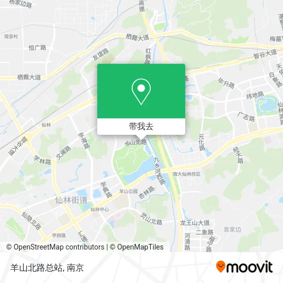 羊山北路总站地图