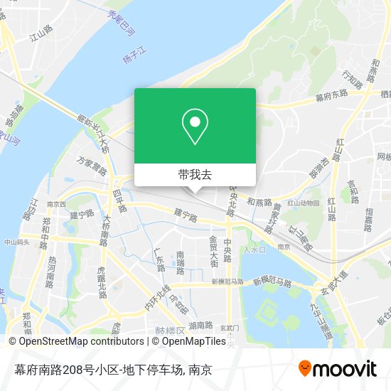 幕府南路208号小区-地下停车场地图