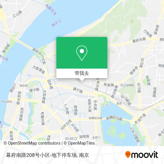 幕府南路208号小区-地下停车场地图