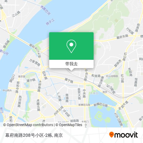 幕府南路208号小区-2栋地图