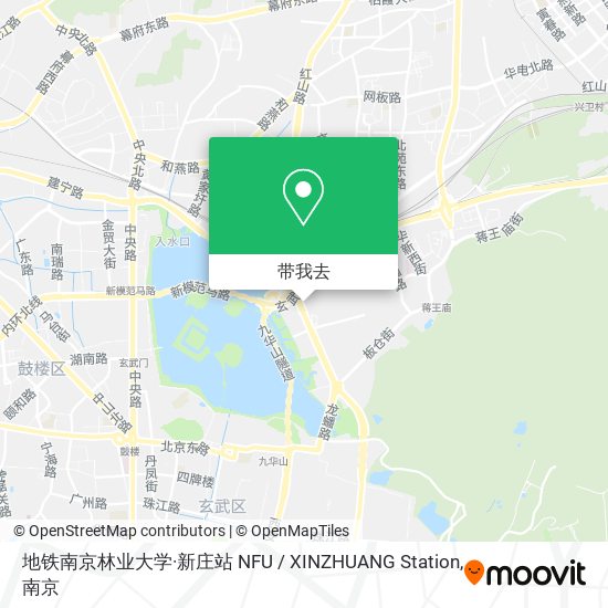 地铁南京林业大学·新庄站 NFU / XINZHUANG Station地图