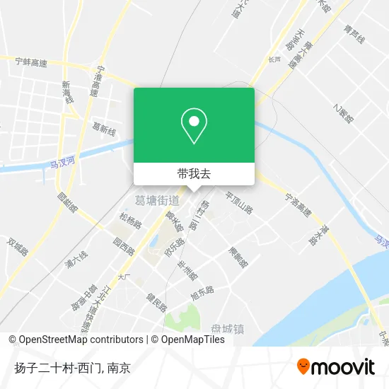 扬子二十村-西门地图
