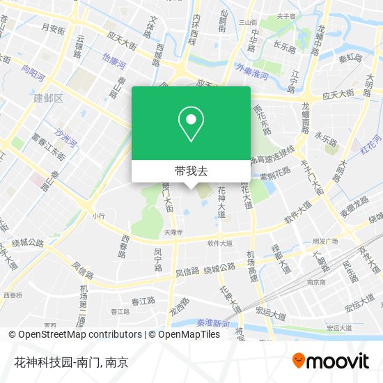 花神科技园-南门地图