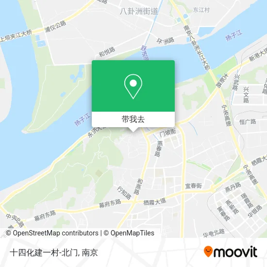 十四化建一村-北门地图