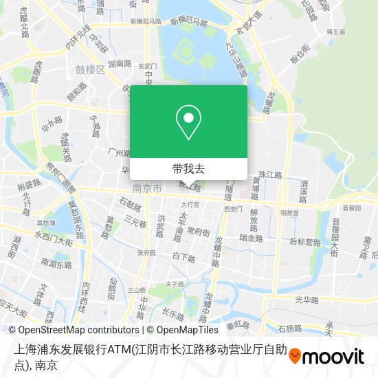 上海浦东发展银行ATM(江阴市长江路移动营业厅自助点)地图