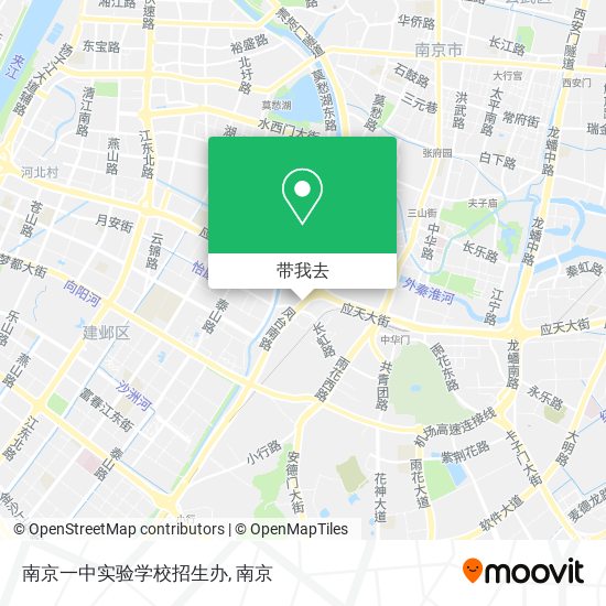 南京一中实验学校招生办地图