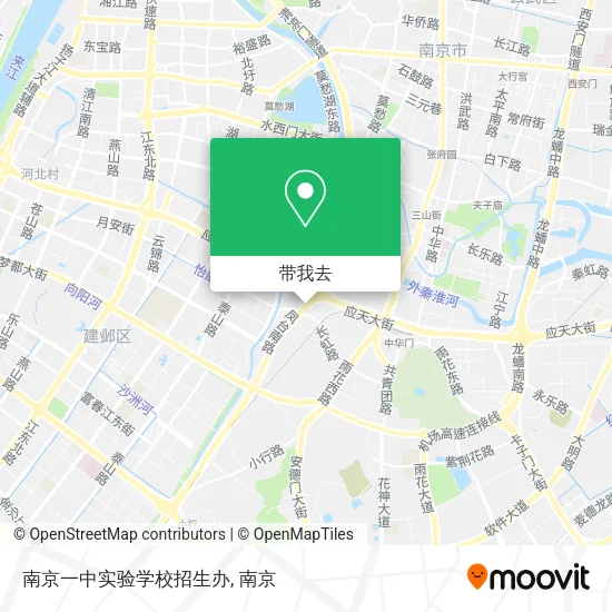 南京一中实验学校招生办地图