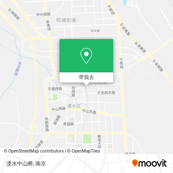 溧水中山桥地图
