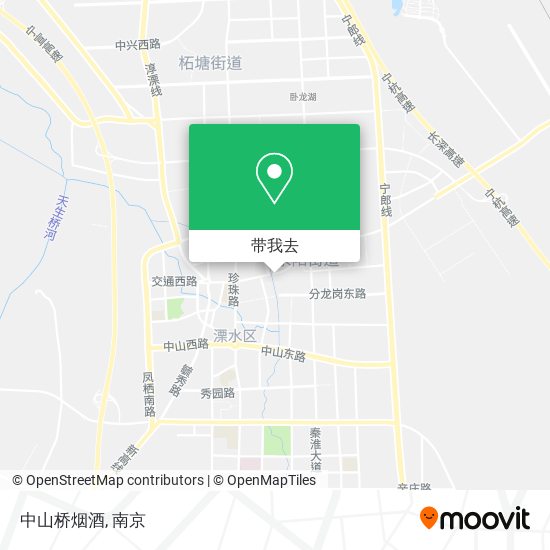 中山桥烟酒地图