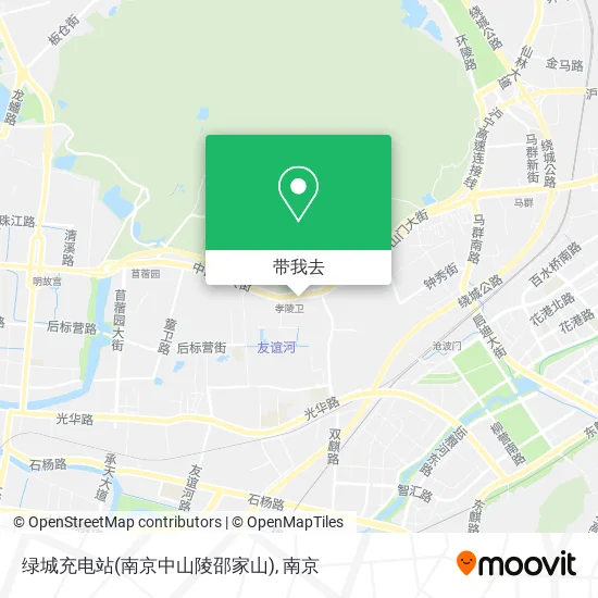 绿城充电站(南京中山陵邵家山)地图