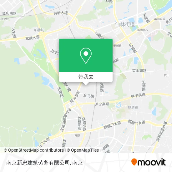南京新忠建筑劳务有限公司地图