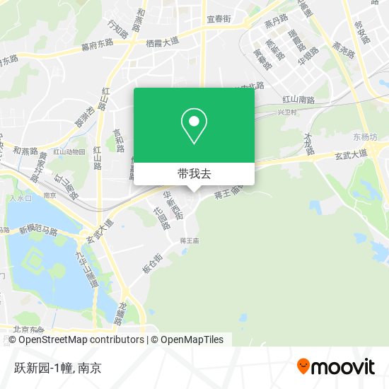 跃新园-1幢地图