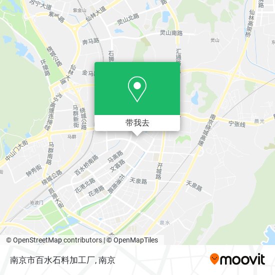 南京市百水石料加工厂地图