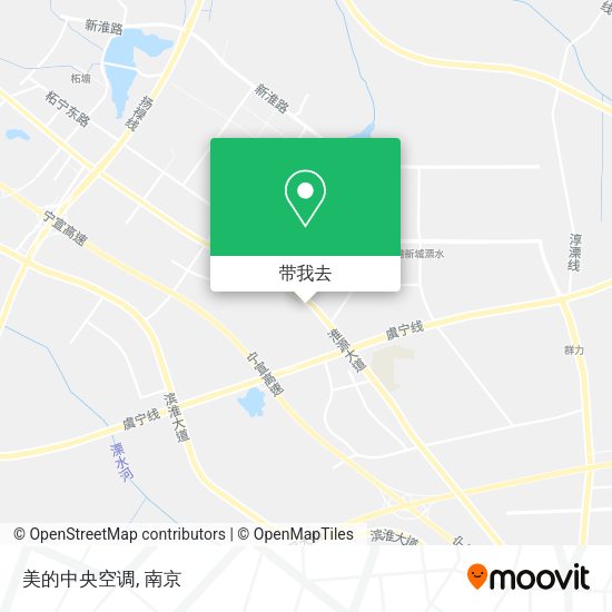 美的中央空调地图