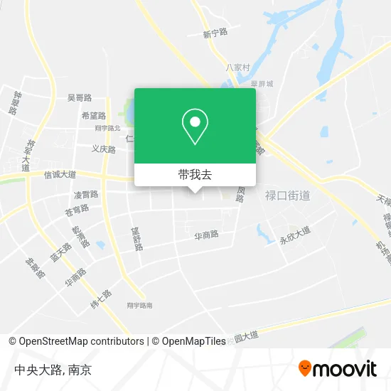 中央大路地图