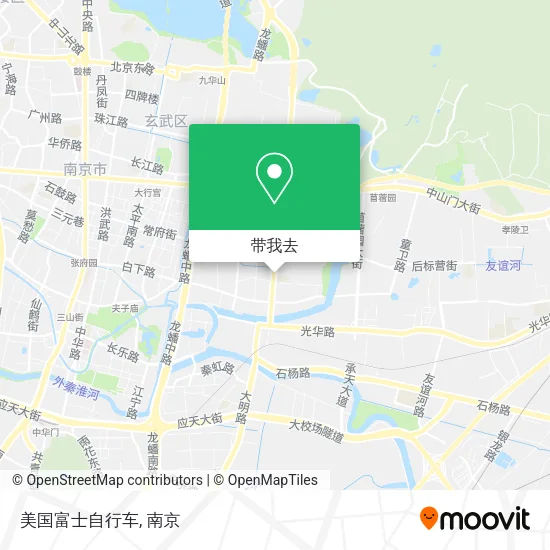 美国富士自行车地图