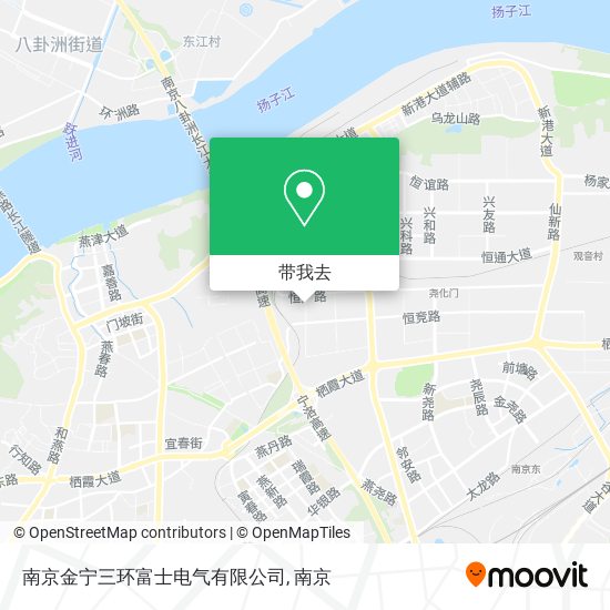 南京金宁三环富士电气有限公司地图