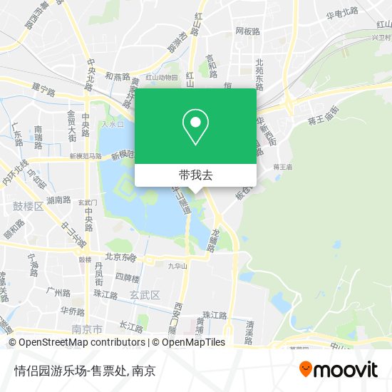 情侣园游乐场-售票处地图