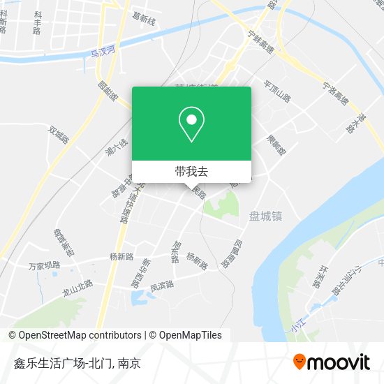 鑫乐生活广场-北门地图